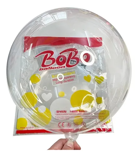 Balão Bubble Bolha Transparente 24" - Pacote com 50 Und