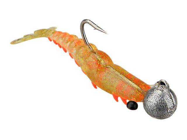 Isca Soft Camarão Maré Ninja G com Jig Head - 11cm 31gr