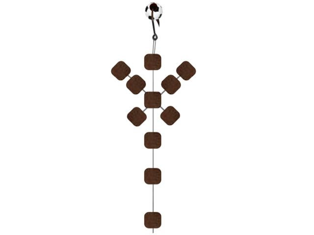 Anteninha Manhoso Borboleta Modelo EVA Ração Jr Pesca 9mm - Ração 1482