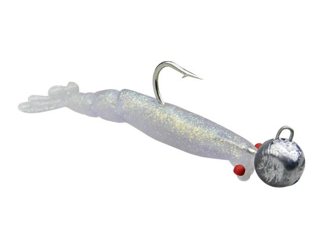 Camarão Articulado Black Pearl com Jig Head 135