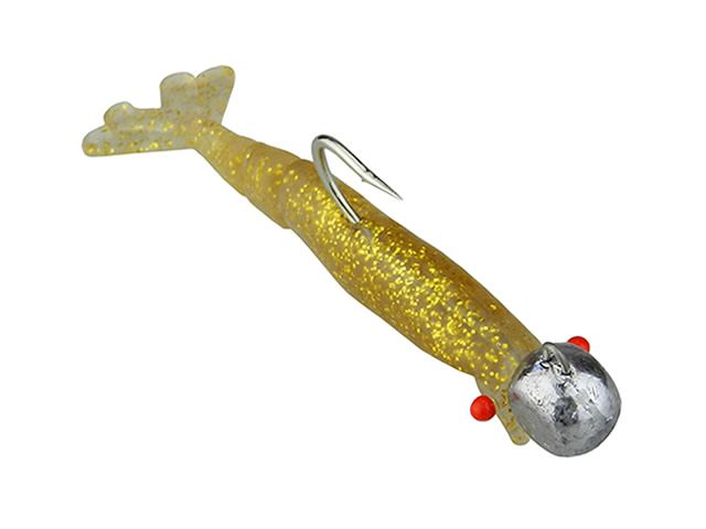 Camarão Articulado Black Pearl com Jig Head 85
