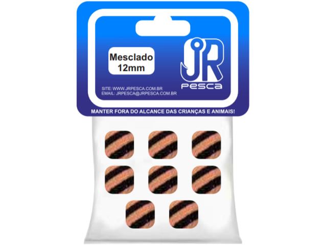 Flutuador de Eva Boleado Jr Pesca Modelo Ração 12mm - Mesclado 1377